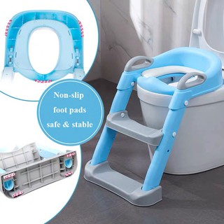 Folding Baby Boy Children's Pot Portable Children's Potty Urinal For Boys With Step Stool Ladder Bab (5)