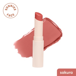 Sunnies Face Lip Treat [Moisturizing Tinted Lip Balm] (Sakura)