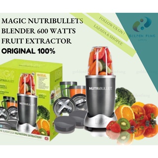 MAGIC NUTRIBULLETS BLENDER 600 WATTS FRUIT EXTRACTOR FOOD AND DRINK PREPARATION JUICER BLENDER POWER
