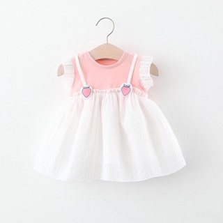 Baby Girls Dress Summer Princess Kids Dress Sleeveless Baby Dress Girls Clothes Dress Baby Girls