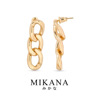 Mikana Chunky 18k Gold Plated Guchen Drop Earrings Accessories For Women
