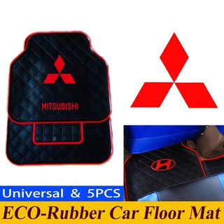 5PCS/Set Universal Car Floor Mat ECO-Rubber Waterproof Anti-dirty (7)