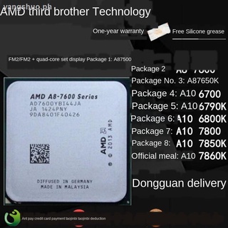 ✜∈✠A10 AMD A8, 7500, 7600, 7650 k, 6700, 6800 7800 7850 k quad-core FM2 + CPU