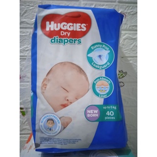 Huggies Dry Diapers NewBorn 40pcs