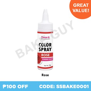 Decor-it Color Spray ROSE Powder Food Color, 70g