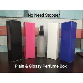 Plain Glossy Perfume Box for 85ml Perfume Bottle - No Need Stopper (Box Only)