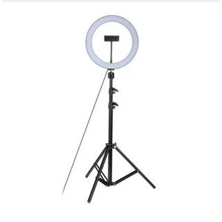 RK20 26CM Selfie LED Ring Light Photo Studio Light With Tripod Stand &amp; Phone Holder Set nopC
