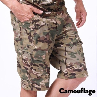 Hot ☾Special offer☾Ready stock】Waterproof Tactical Cargo Shorts Mens Military Army Cargo Combat Camo pants