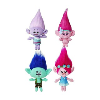 OOTBPH: Authentic Trolls Plushies - Baby Poppy, Poppy, Branch & Gia Grooves 11 inches