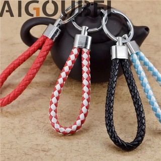 Leather Keychain Colorful Leather Creative Keychain Car Key Ring