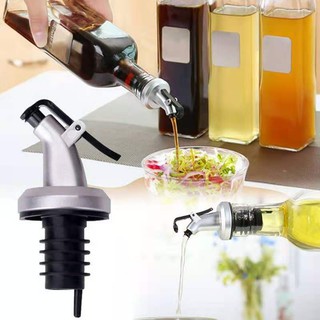 Olive Bottle Sprayer Spout Liquor Oil Dispenser for Oil Wine Pourers Flip Top Stopper Kitchen Tools