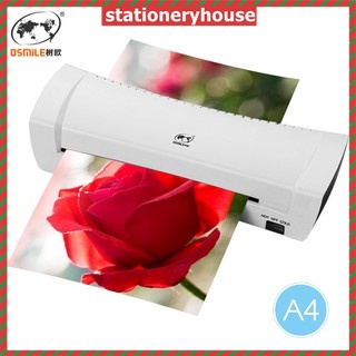 ✲ready stock✲ OSMILE SL200 Laminator Machine Hot and Cold Laminating Machine Two Rollers A4 Size for Document Photo Picture Credit Card Home School Office Electronics Supplies