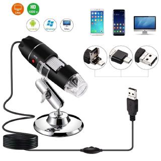 1600X 8LED 2MP USB Zoom Digital Microscope Biological Endoscope Camera Stand (1)