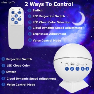 COD☂┋▤Rotating USB LED Galaxy Projector Starry Night Lamp Star Sky Projection Light Aurora Lights (5)