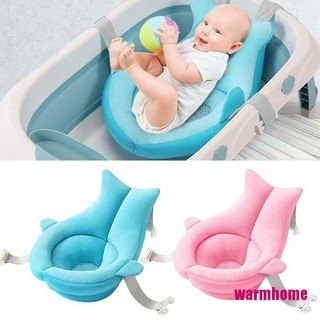 【sale】 WMPH Baby Bath Tub Pad Shower Newborn Kids Bath Seat Non-Slip Bathtub Pad Cushion WMM