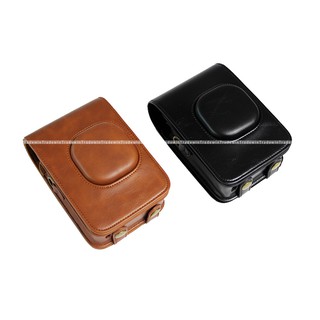 PU Leather Camera Case Bag Cover For Fujifilm Instax Mini LiPlay With shoulder Strap