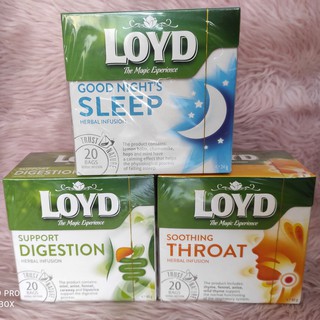Loyd Good Night Sleeps Herbal Infusion/Soothing Throat Herbal Infusion 24g