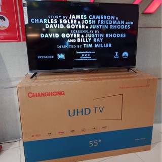 changhong 55 inch 4k UHD smart led tv model: u55g6s