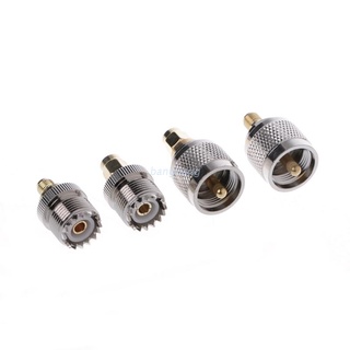 Bang 4 Pcs A13 Kit Adapter PL259 SO239 to SMA Male Female RF Connector Test Converter