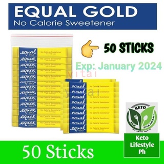 □✸✱Equal Gold 50pcs (KETO APPROVED Sweetener)