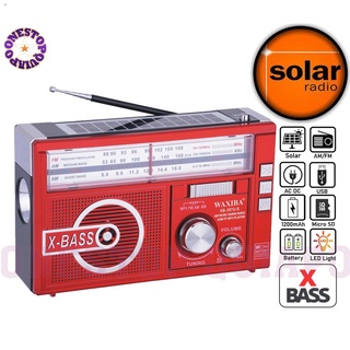 headset✘OSQ X-BASS Solar Rechargeable AM/FM/SW 3Band Radio XB397U-Swith USB/TF MP3 Player and LED To