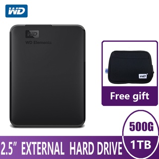 WD Elements Portable External Hard Drive Disk HD 500G 1TB High capacity SATA USB 3.0 Storage Device