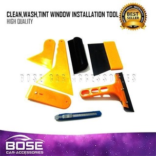 Water Repellents㍿Vehicle Glass Protective Scrapers Film Cutters Kit Squeegees Bose Car Accessories