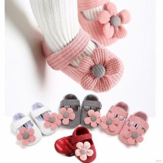 [SKIC]Kids Girls Flower Design Anti-Slip Casual Walking Shoes Children Soft Soled Sneakers (1)