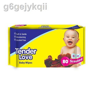 loveliness❧Tender Love Powder Scent Baby Wipes 80's Pack of 1
