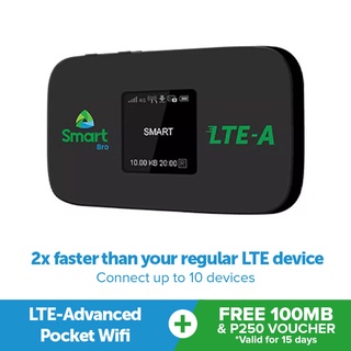SMART Bro Prepaid LTE-A Pocket WiFi Advanced (ZTE-MF971RS)