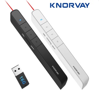 Wireless Presenter Built-in 16/32GB Memory with Red Laser Light Rechargeable PowerPoint Clicker