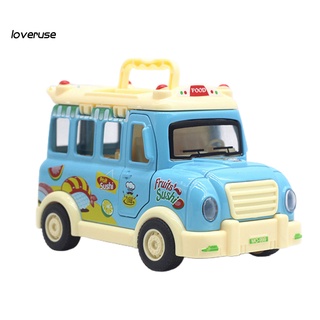 /LO/ 1/32 Cartoon Fast Food Truck Simulation Model Vehicle Car Toy Children Boys Gift (3)