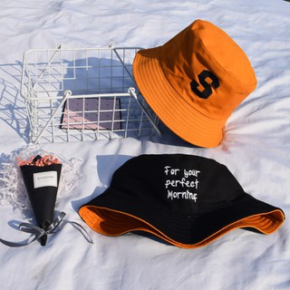 RAINBOWCO Letter S Reversible Fisherman Hat Bucket Hat