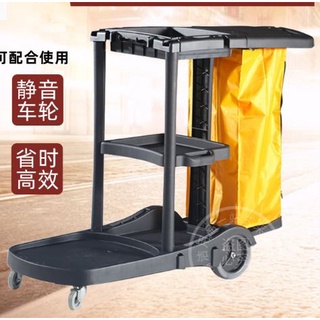 1 x Commercial Housekeeping Janitorial cart with Vinyl Bag 120*51*100cm (3)
