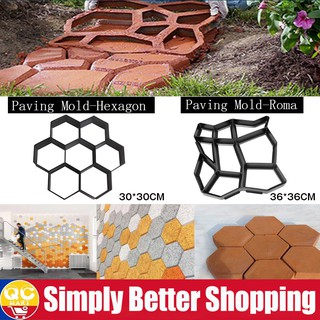 1PC Reusable DIY Path Mold Garden Paver Walk Brick Mould Easy-use (1)