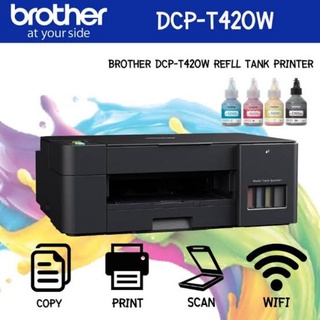 Brother DC-T420W All-in One Ink Tank Refill System Printer with Built-in-Wireless Technology