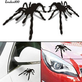 Emden Car Stickers 3D Spider Pattern Shadow Effects Car Sticker Motorcycle Decal