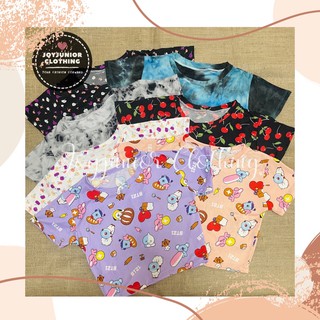 5pcs Bundle Tshirt Pambahay for kids (8-12 y/o) Assorted