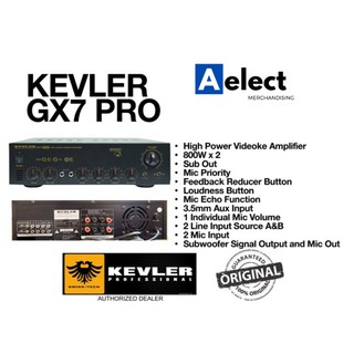 Kevler GX7 PRO High Power Videoke Amplifier 800W x 2