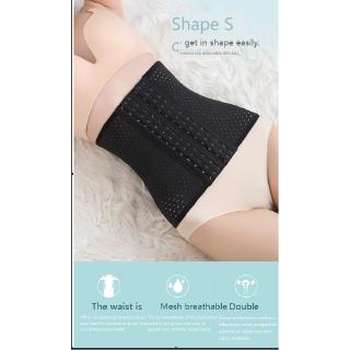 Breathable waist shaping abdomen with postpartum four seasons hollow adjustable belt