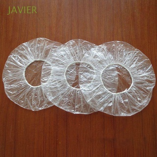 JAVIER 100pcs/pack Practice Hotel Shower Bathing Cap Clear Hair Salon Shower Caps Disposable Elastic Household Top Selling New Arrival Travel Camping Accessories Bathroom Products/Multicolor