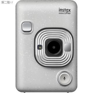 ☃❈FUJIFILM INSTAX Mini LiPlay Hybrid Instant Camera - [Stone White]
