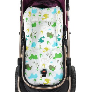 Soft Cartoon Pushchair Seat Liner Baby Pram Stroller Cushion Pad Double Side Mat