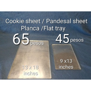 Plancha baking tray Flat sheet Cookie sheet Pandesal tray