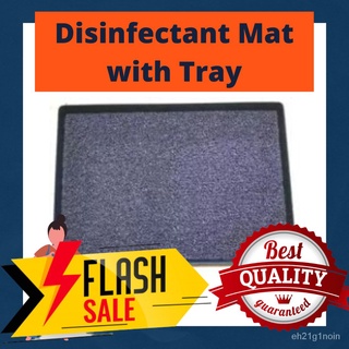 9.9 sale COD M1 Disinfecting Mat 15x22 inch Disinfectant Mat Set Disinfecting Foot Mat with Tray Dis