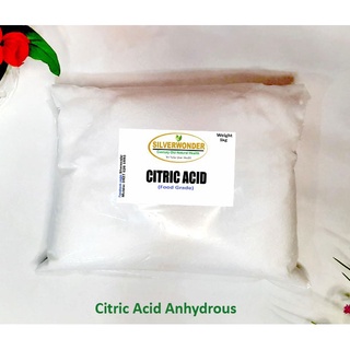 ஐ☃Silverwonder 1kg Citric Acid Anhydrous (Sour Salt / Lemon Salt)(Foodgrade)