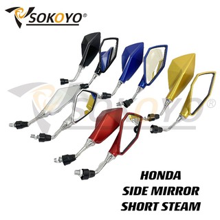 Side Mirror Short Stem For Honda Rusi Motorcycle ABS