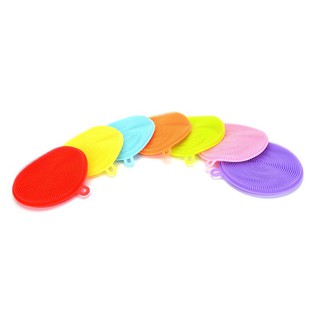 Silicone Dish Washing Sponge Scrubber Kitchen Cleaning antibacterial Tools Hot (2)