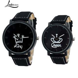 1pc Couple Quartz Analog Wrist Watch Valentine Gift (2)