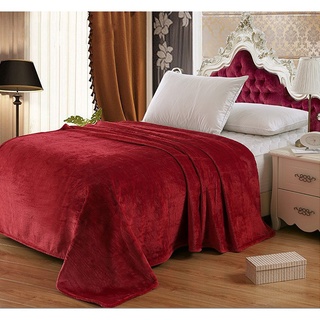 family❁■♗[COD] Good quality Comfortable double size soft kumot microfiber blanket 150x200cm (4)